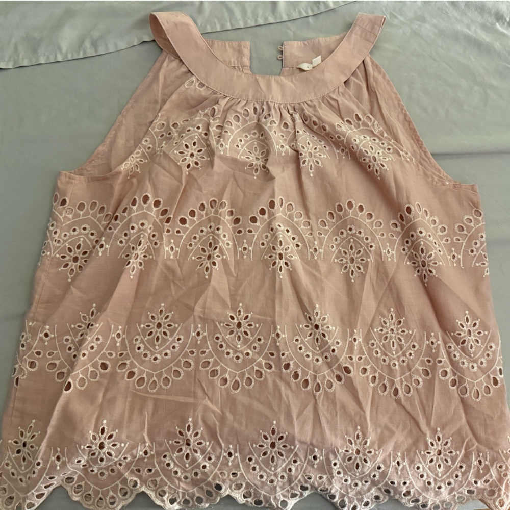 ADiva lace blush tank  top xl